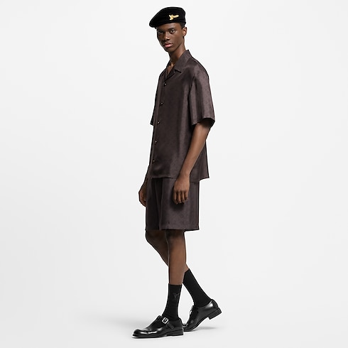 プリンテッドモノグラム シルクショーツ メンズ ウェア(洋服) (製品ズーム)