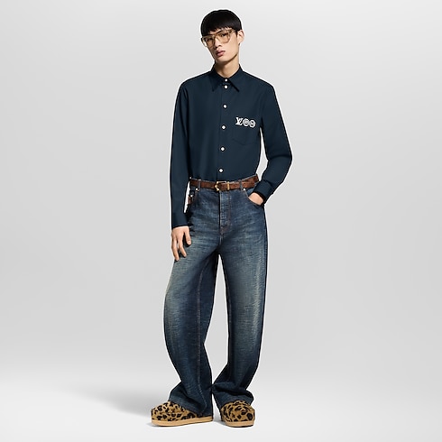 プリントシグネチャー ロングスリーブシャツ メンズ ウェア(洋服) (製品ズーム)