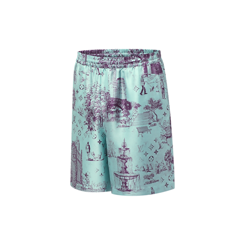 プリントシルクショーツ メンズ ウェア(洋服) (製品ズーム)