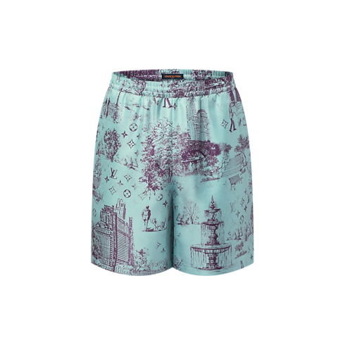 プリントシルクショーツ メンズ ウェア(洋服) (製品ズーム)