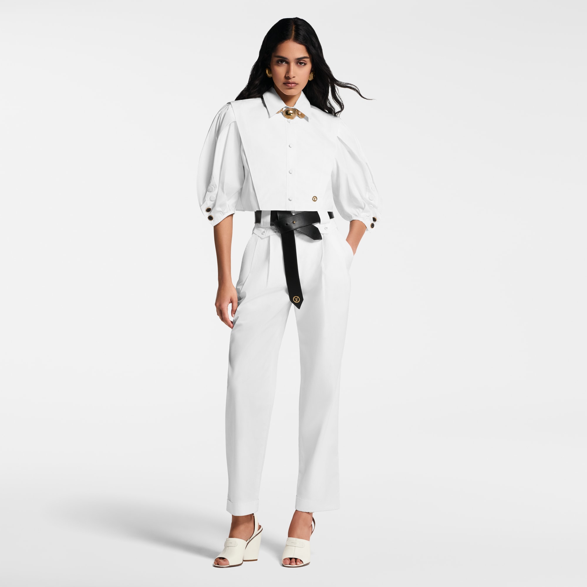 パフスリーブ ブラウス  ウィメンズ ウェア(洋服) (製品ズーム)