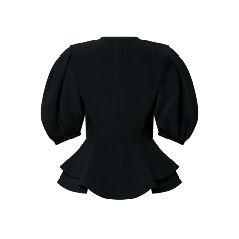 パフスリーブ ペプラムジャケット ウィメンズ ウェア(洋服) (製品ズーム)