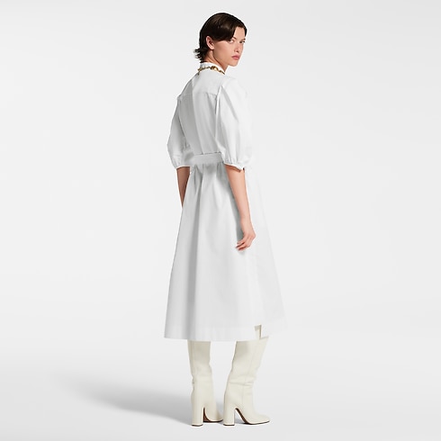 パフスリーブ シャツドレス ウィメンズ ウェア(洋服) (製品ズーム)