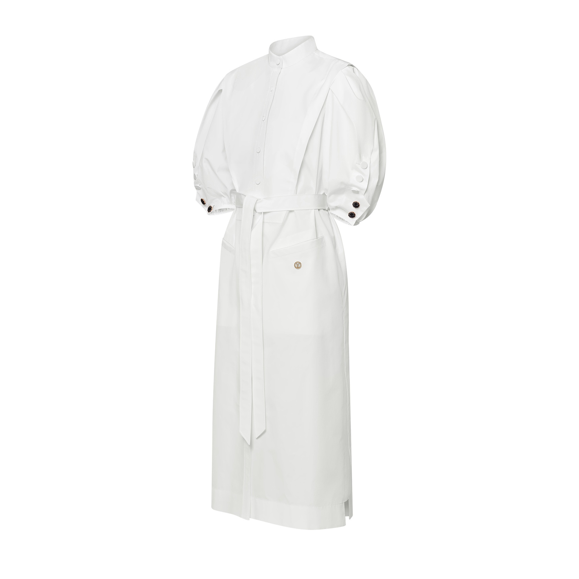 パフスリーブ シャツドレス  ウィメンズ ウェア(洋服) (製品ズーム)