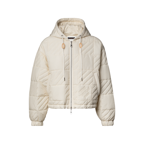 キルテッド ダミエ ジップアップ ジャケット ウィメンズ ウェア(洋服) (製品ズーム)