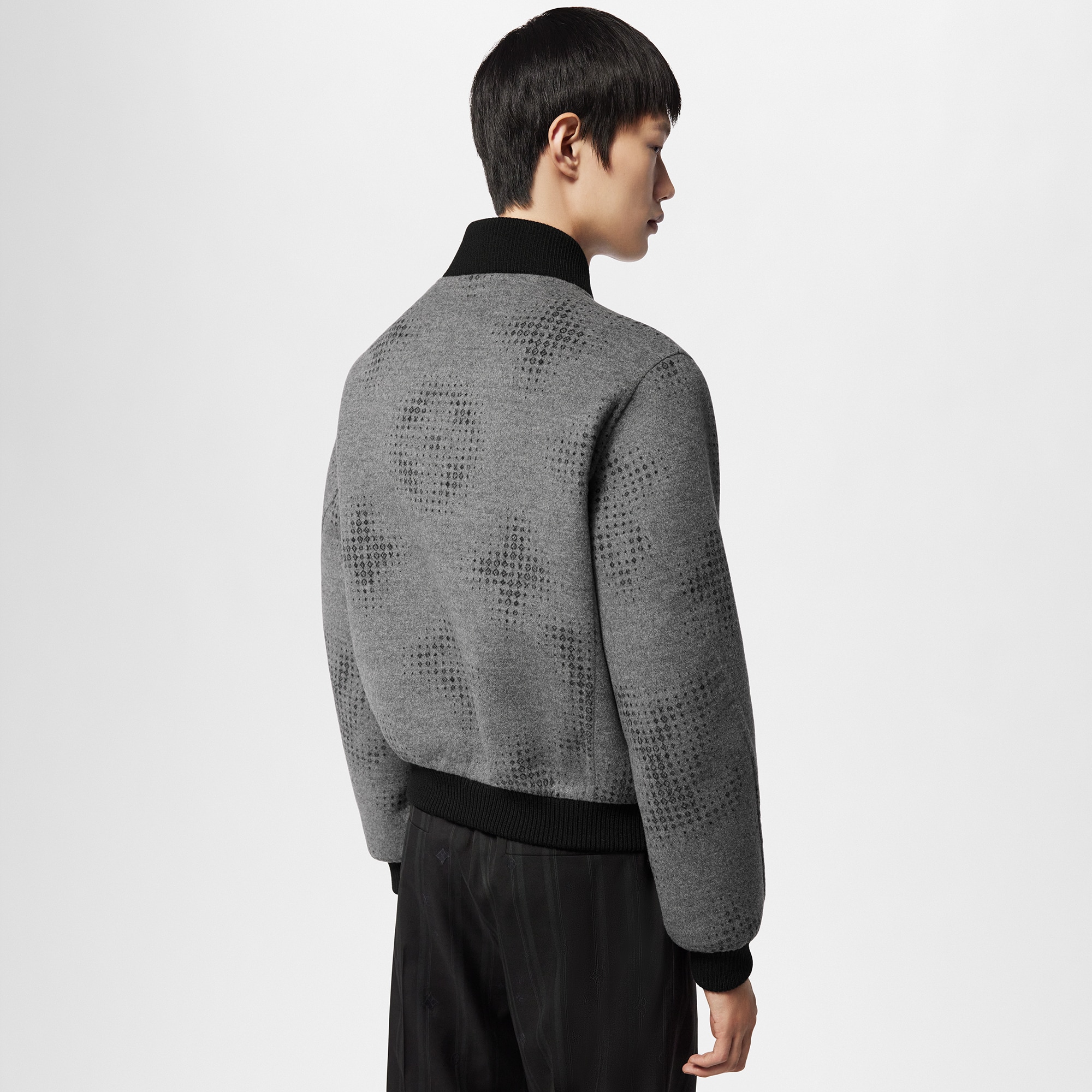 ルイ・ヴィトン LOUIS VUITTON ダブルフェイスブルゾン ブ【中古 