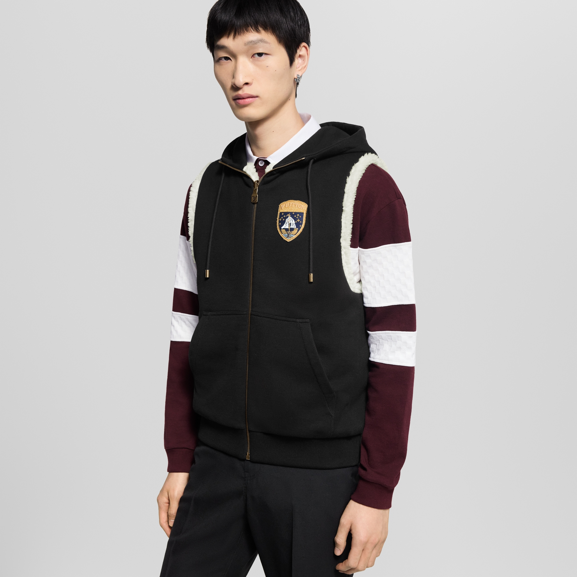 リバーシブル フリースジレ  メンズ ウェア(洋服) (製品ズーム)