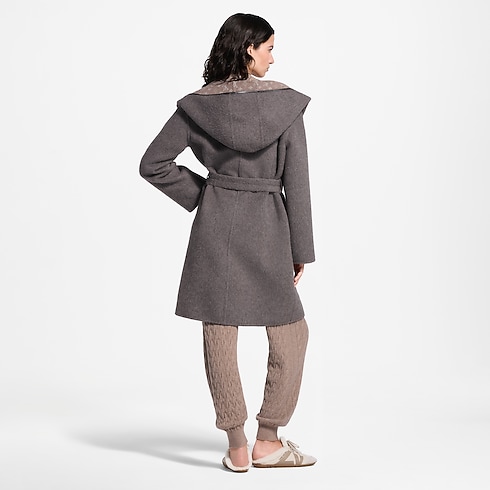 リバーシブル フーデッド ラップコート ウィメンズ ウェア(洋服) (製品ズーム)