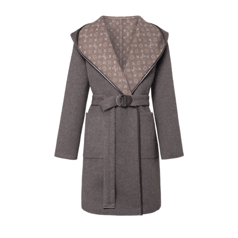 リバーシブル フーデッド ラップコート ウィメンズ ウェア(洋服) (製品ズーム)