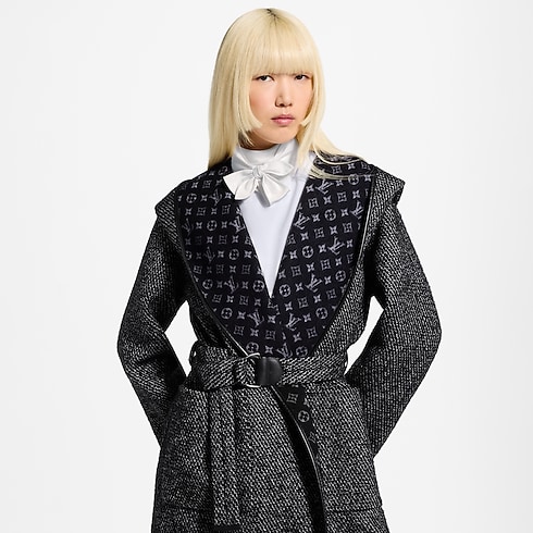 リバーシブル フーデッド ラップコート ウィメンズ ウェア(洋服) (製品ズーム)