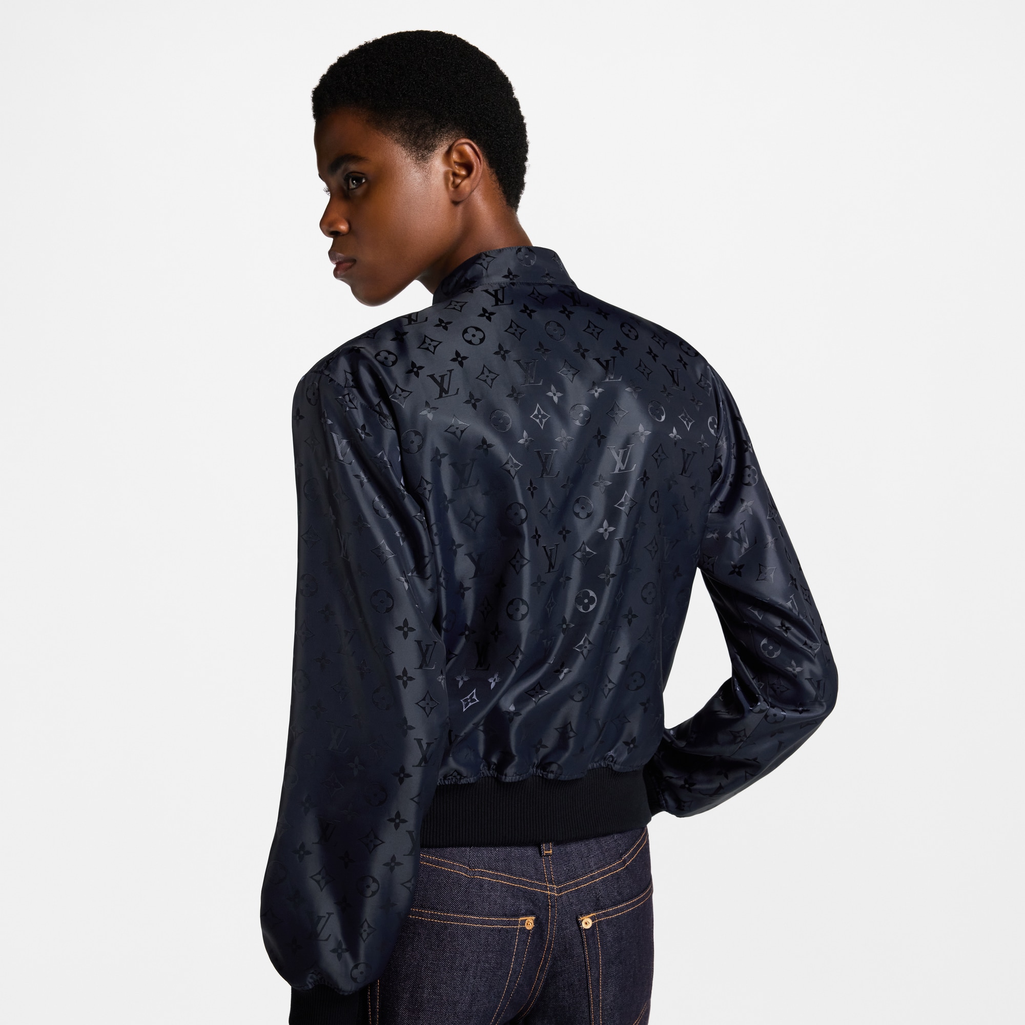 リバーシブル ネックレス ボンバージャケット  ウィメンズ ウェア(洋服) (製品ズーム)