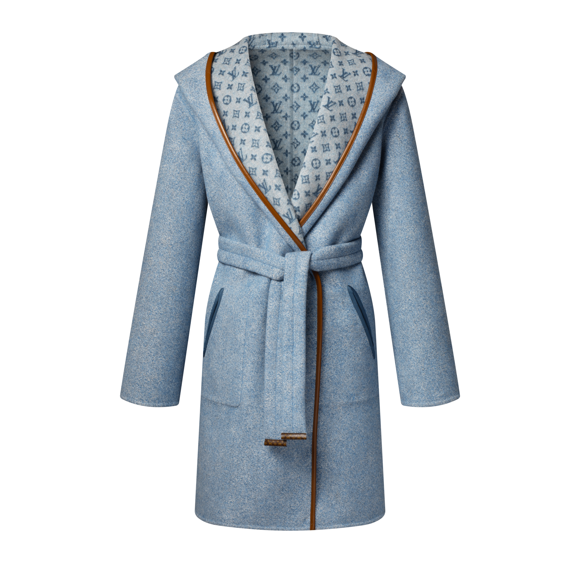 リバーシブル シグネチャー フーデッドラップコート  ウィメンズ ウェア(洋服) (製品ズーム)