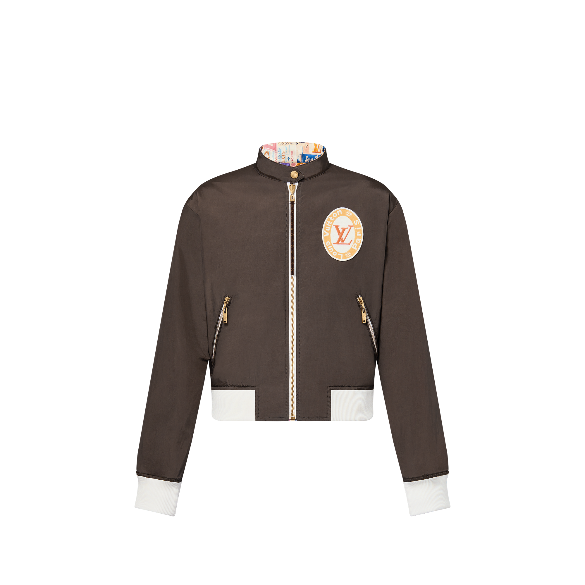 リバーシブル トラベルパッチ ボンバージャケット  ウィメンズ プレタポルテ(洋服) (製品ズーム)