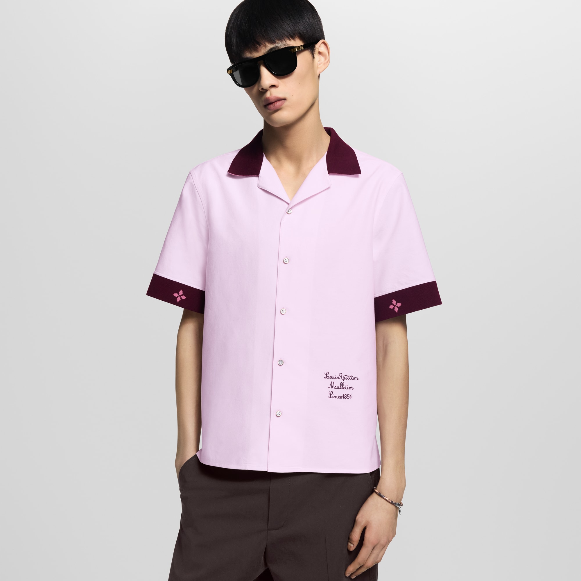 リブカラー ショートスリーブシャツ  メンズ ウェア(洋服) (製品ズーム)