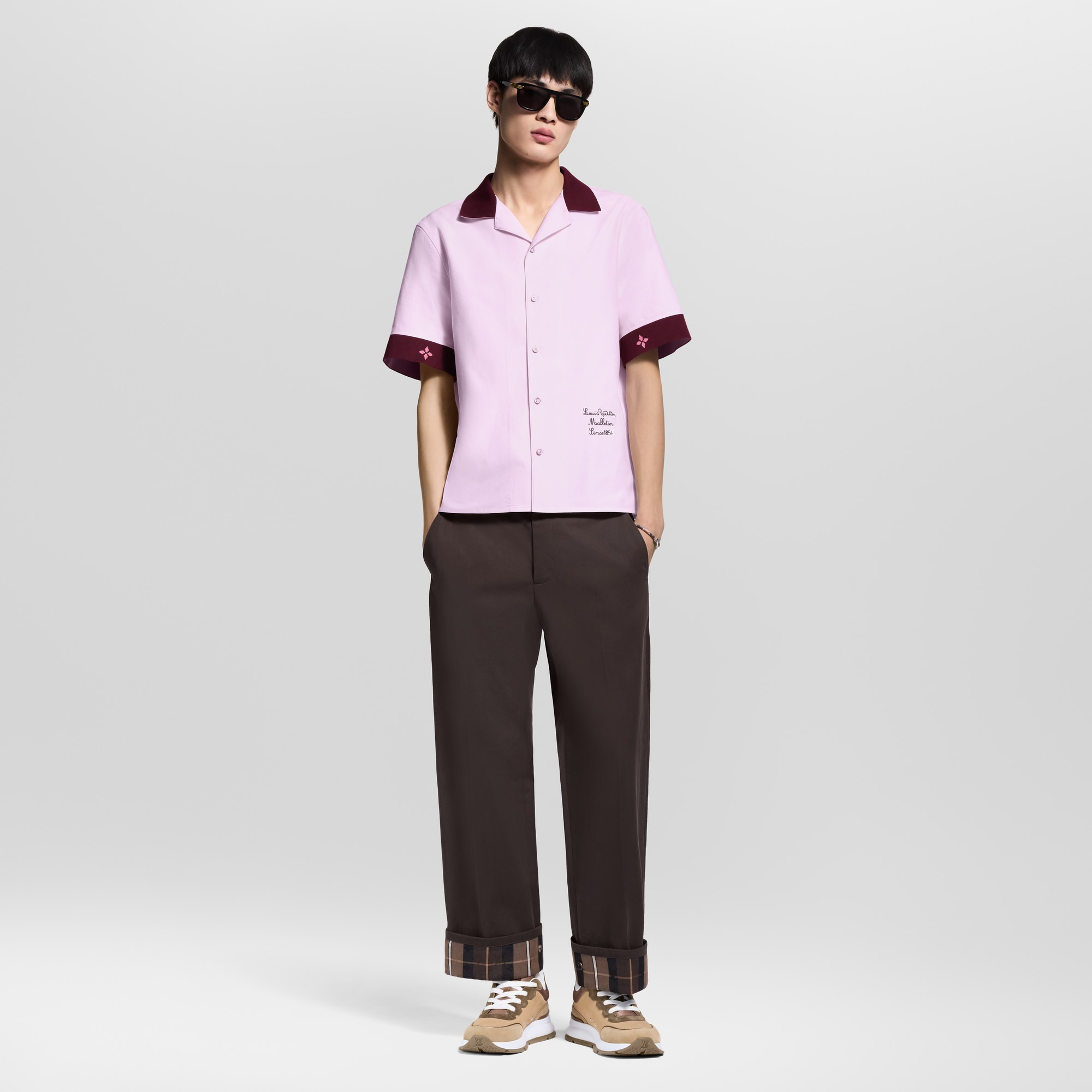 リブカラー ショートスリーブシャツ  メンズ ウェア(洋服) (製品ズーム)