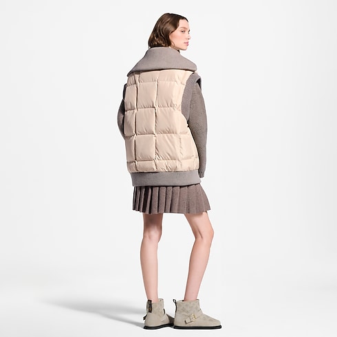 リブド ヘム キルテッド ジレ ウィメンズ ウェア(洋服) (製品ズーム)