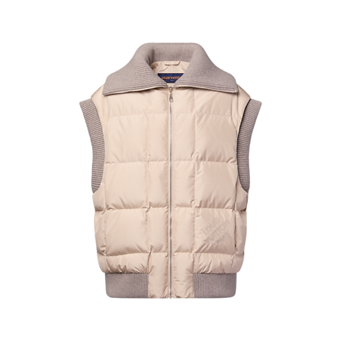 リブド ヘム キルテッド ジレ ウィメンズ ウェア(洋服) (製品ズーム)