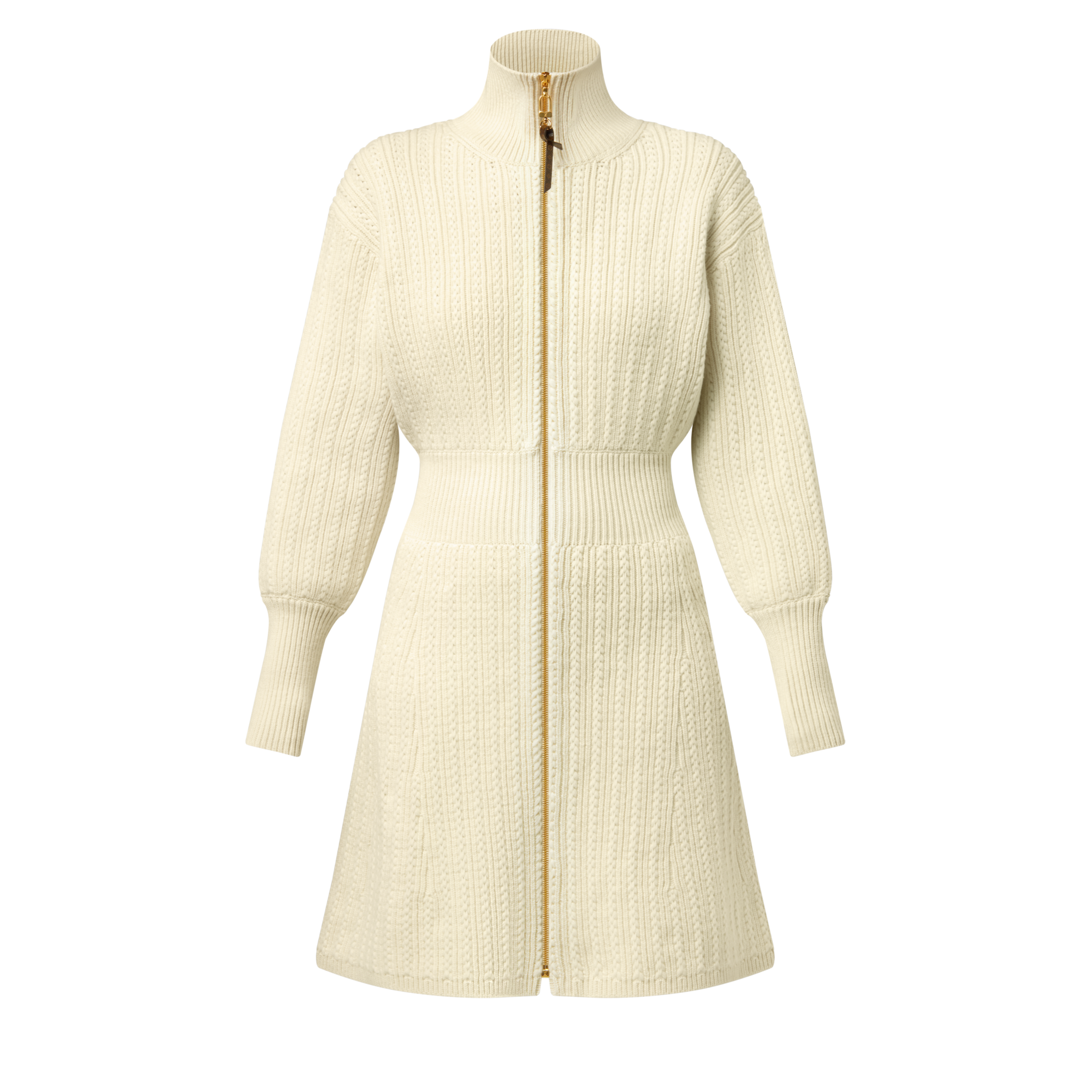 リブニット ロングスリーブドレス  ウィメンズ ウェア(洋服) (製品ズーム)