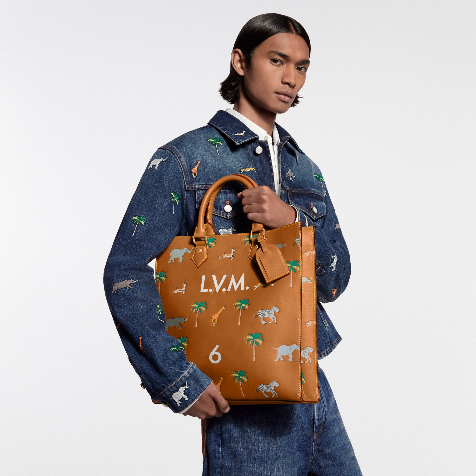 LV × ザ・ダージリン リミテッド サックプラ その他のレザー｜ルイ 