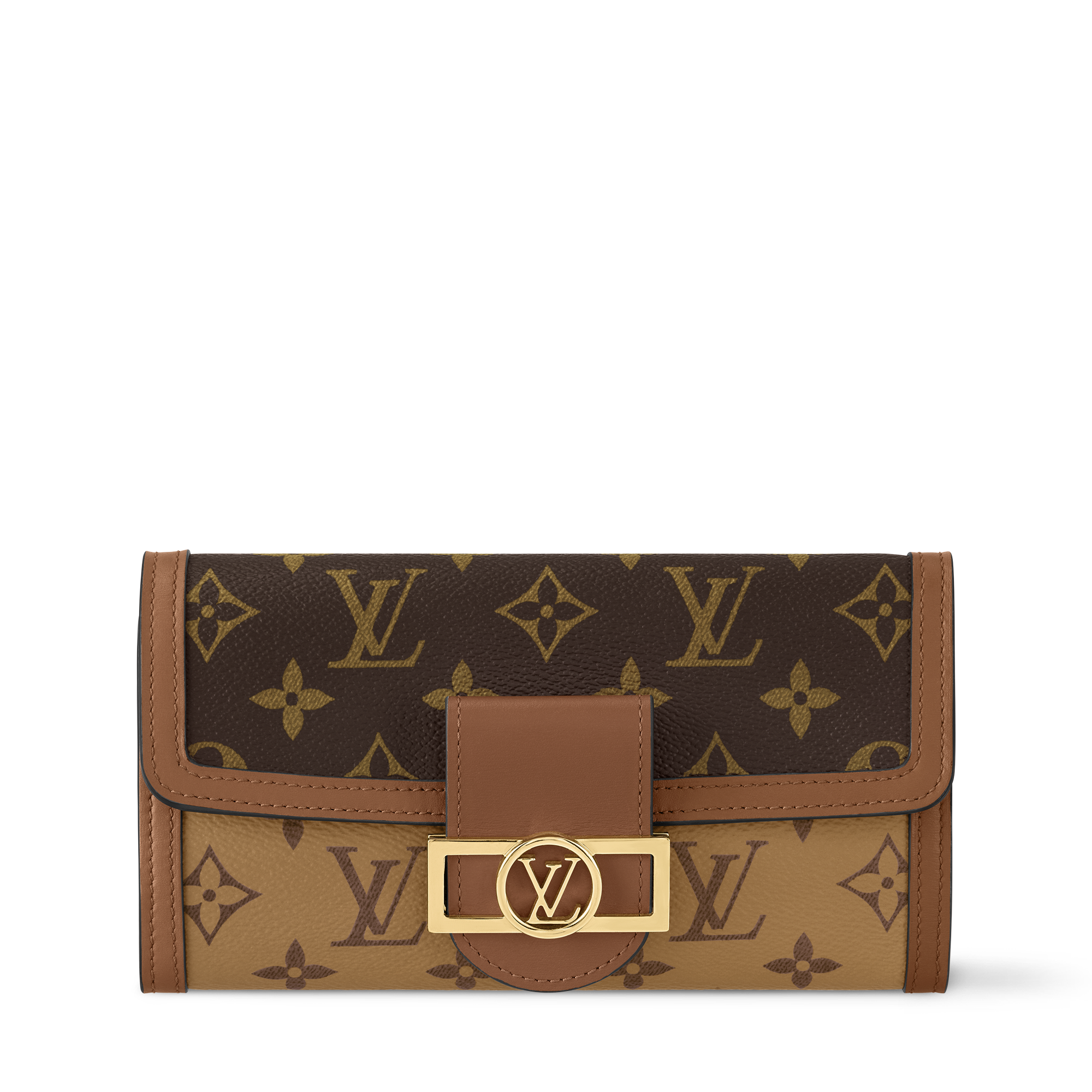 ポルトフォイユ・サラ ドーフィーヌ モノグラム・リバース｜ルイ  