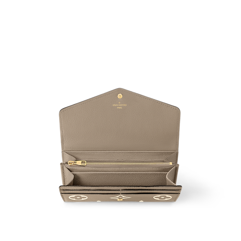 ポルトフォイユ・サラ NM バイカラー モノグラム・アンプラント レザー ウィメンズ 財布&小物 (製品ズーム)