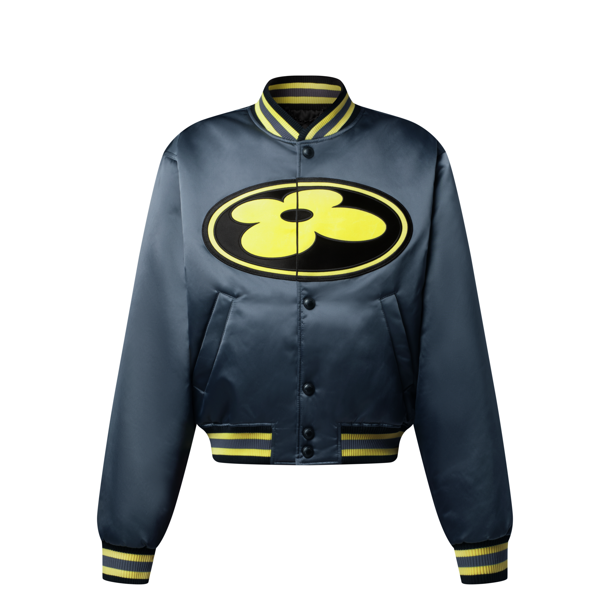 サテン ベースボールブルゾン  メンズ ウェア(洋服) (製品ズーム)