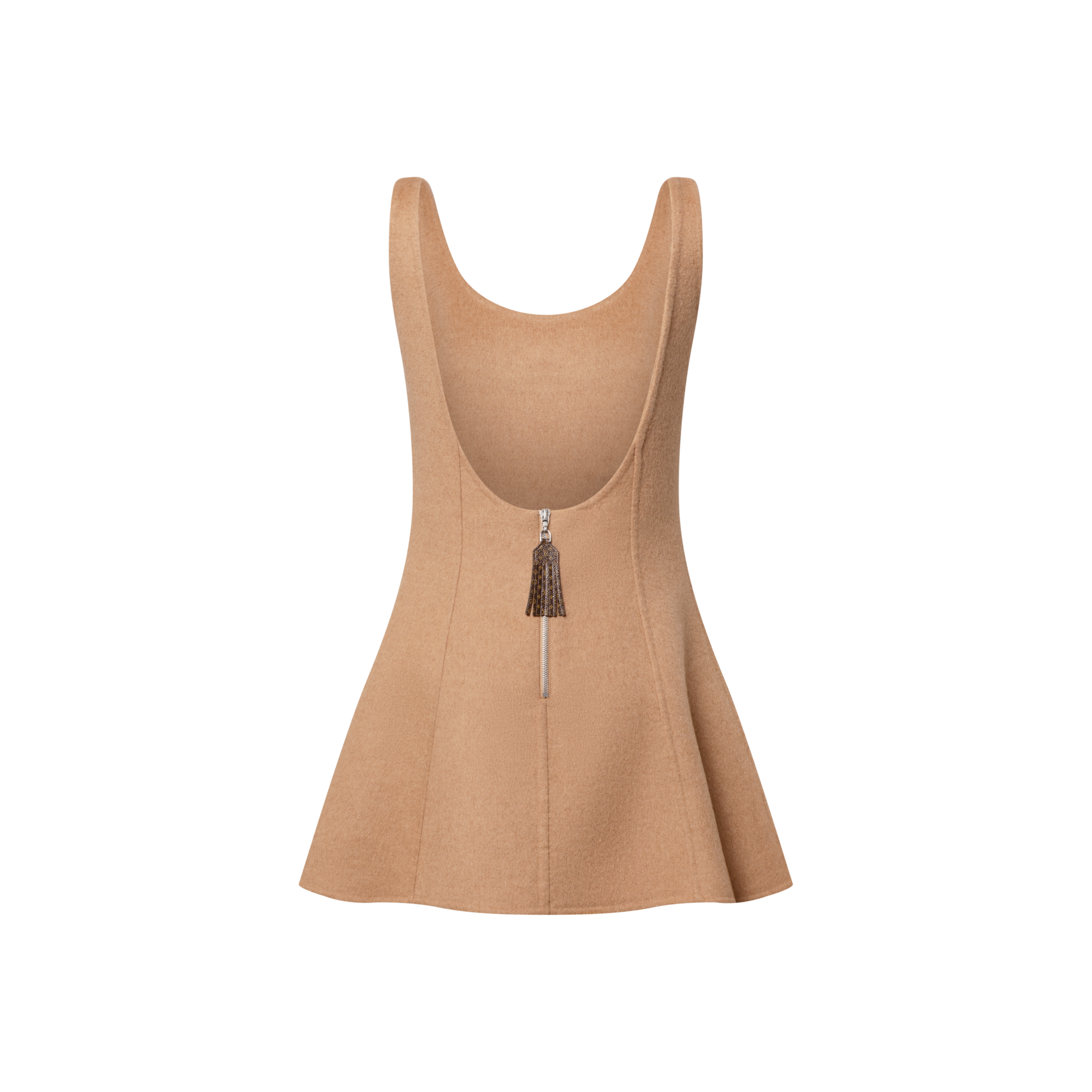 スクープバック キャメル スケータードレス  ウィメンズ プレタポルテ(洋服) (製品ズーム)