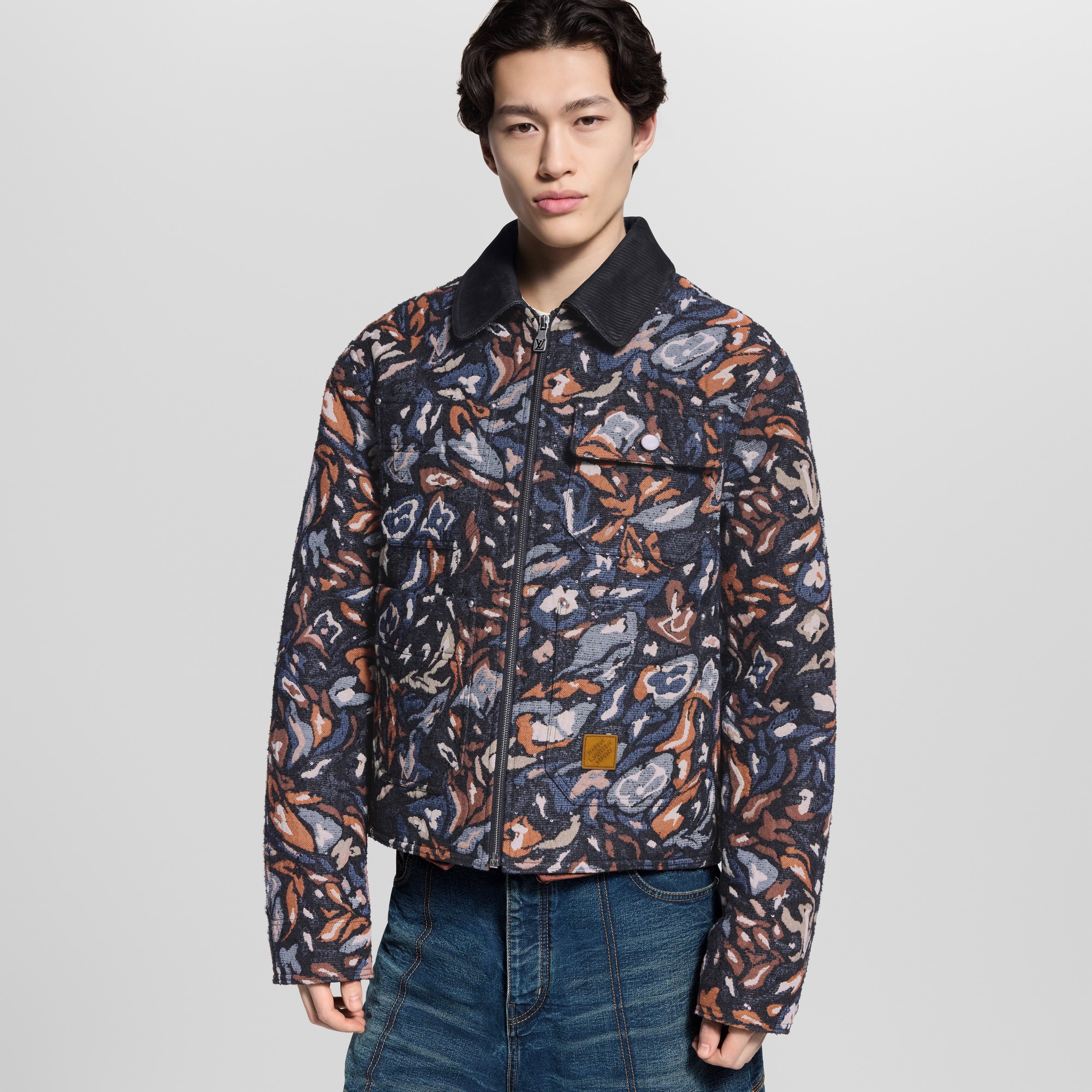 スパンコールエンベリッシュド ワークウェアブルゾン  メンズ ウェア(洋服) (製品ズーム)