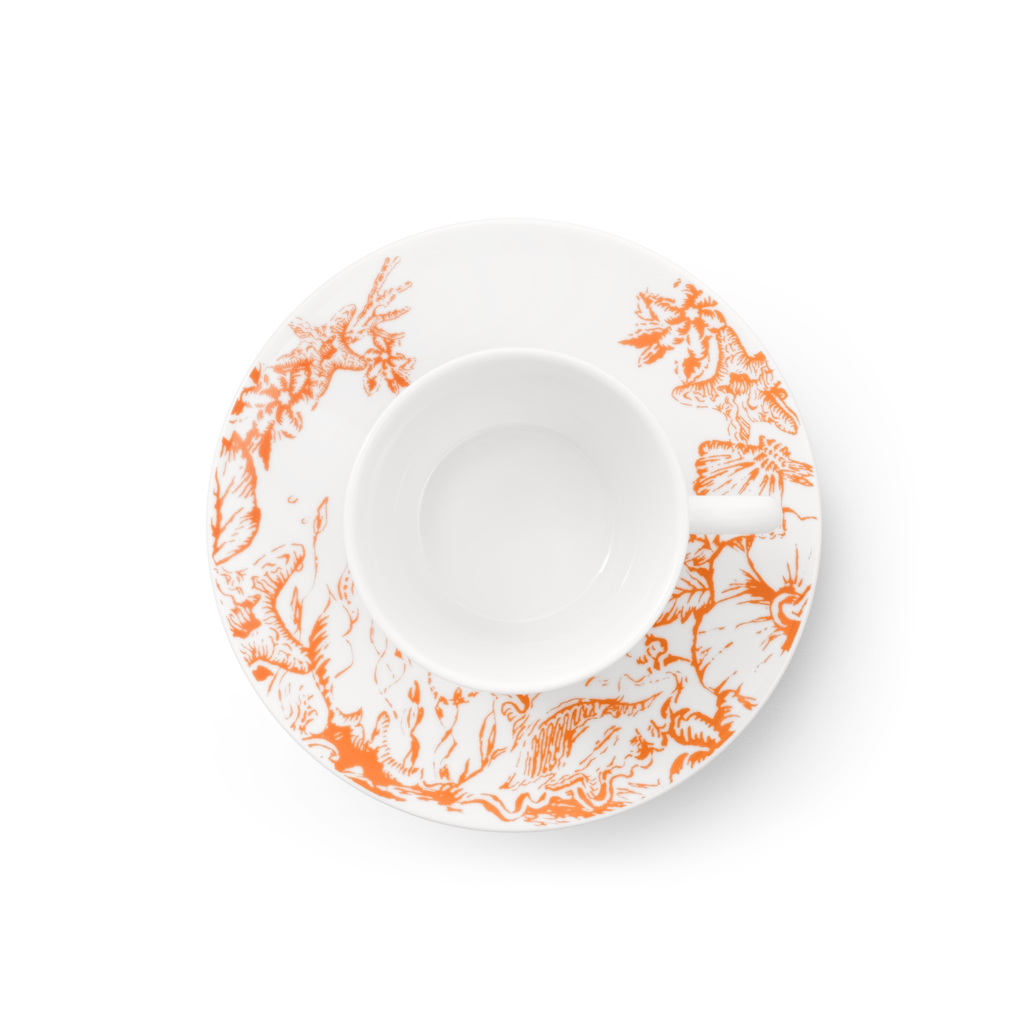 Set Of 2 Coffee Cups and Saucers LV By The Pool  トランク、トラベル & ホーム ホーム & テーブルウェア (製品ズーム)