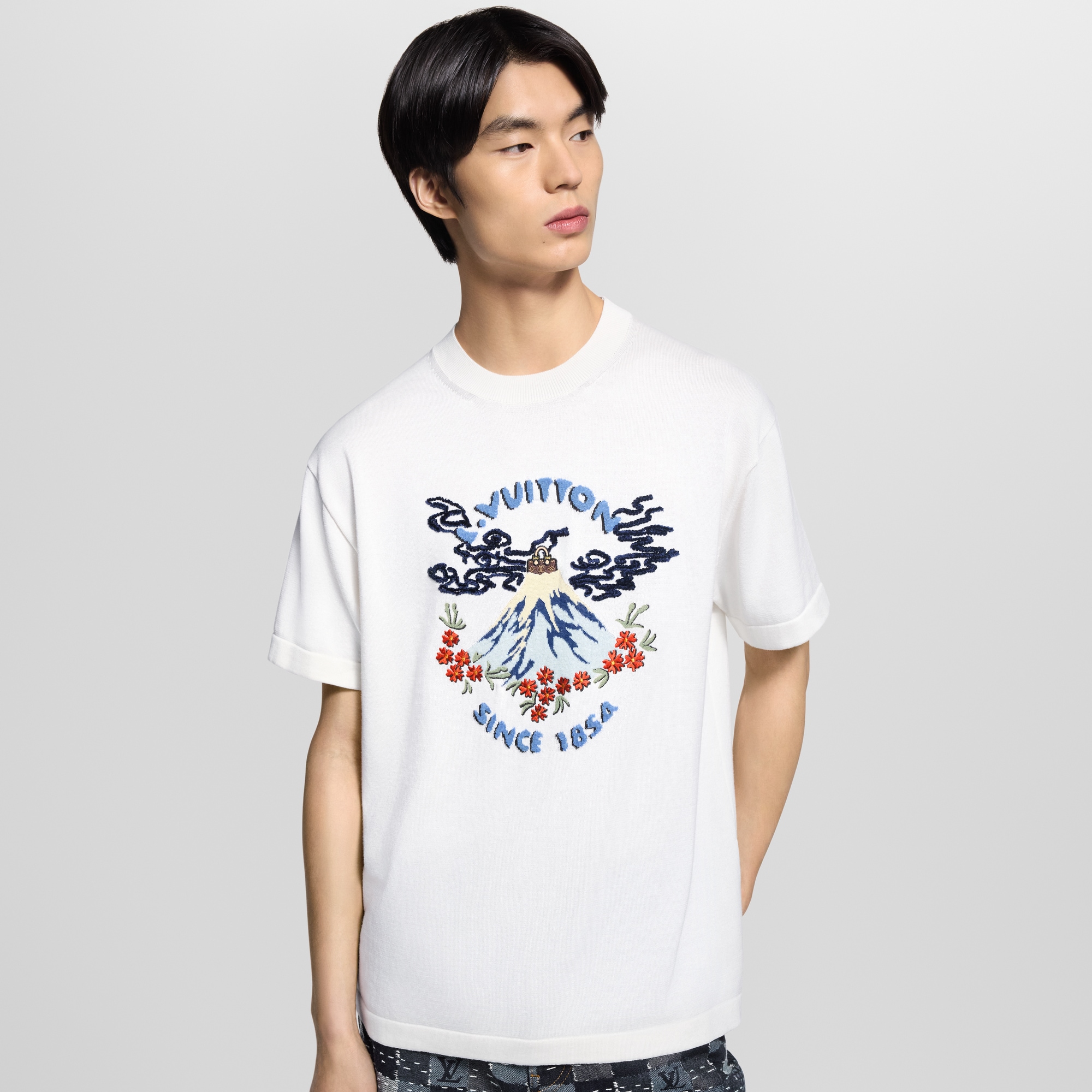 ショートスリーブ ニットクルーネック  メンズ プレタポルテ(洋服) (製品ズーム)