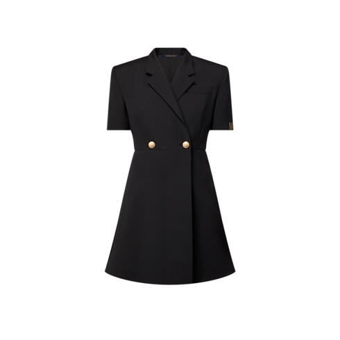 ショートスリーブ テーラードラップドレス ウィメンズ ウェア(洋服) (製品ズーム)