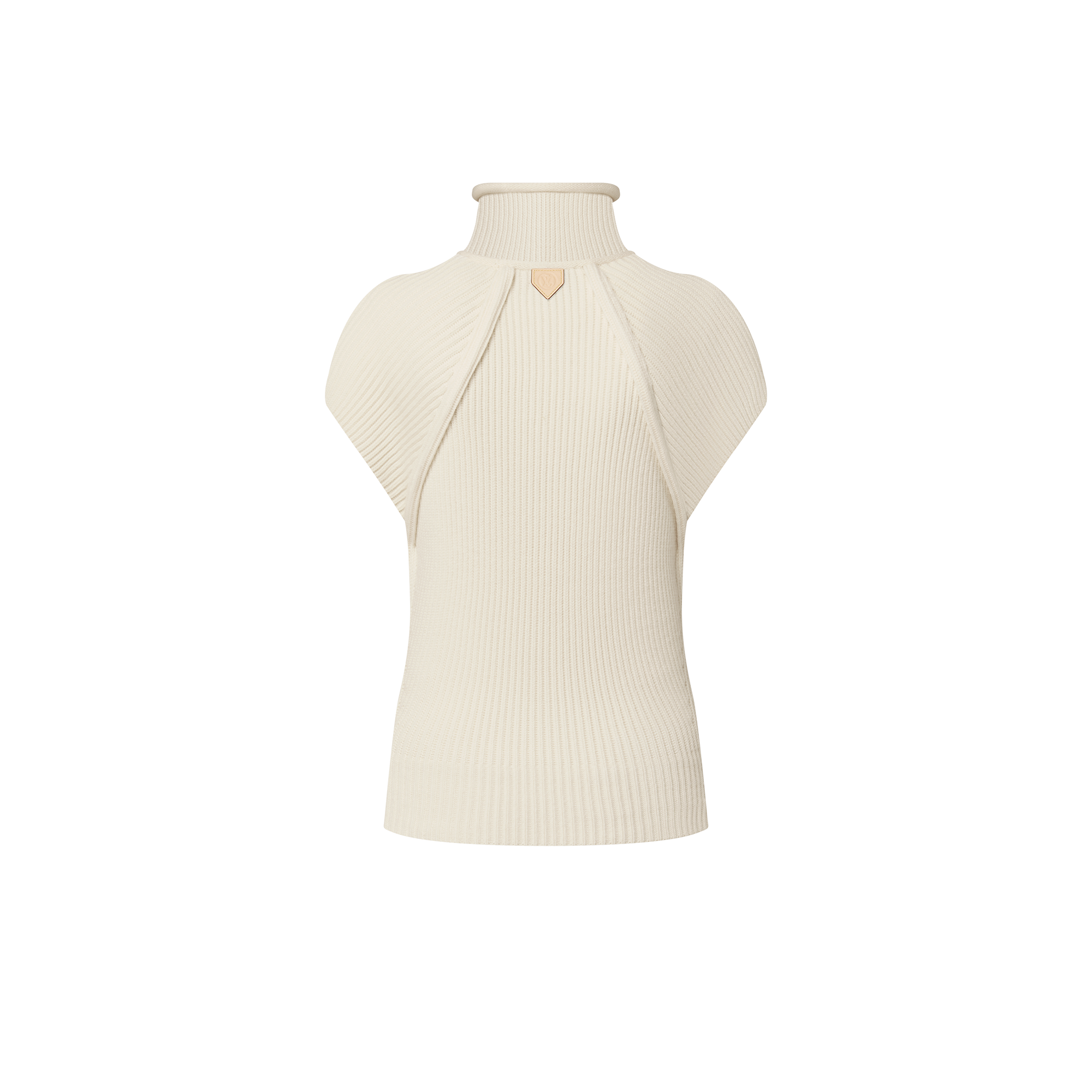 ショルダーシームリブニットトップ  ウィメンズ プレタポルテ(洋服) (製品ズーム)