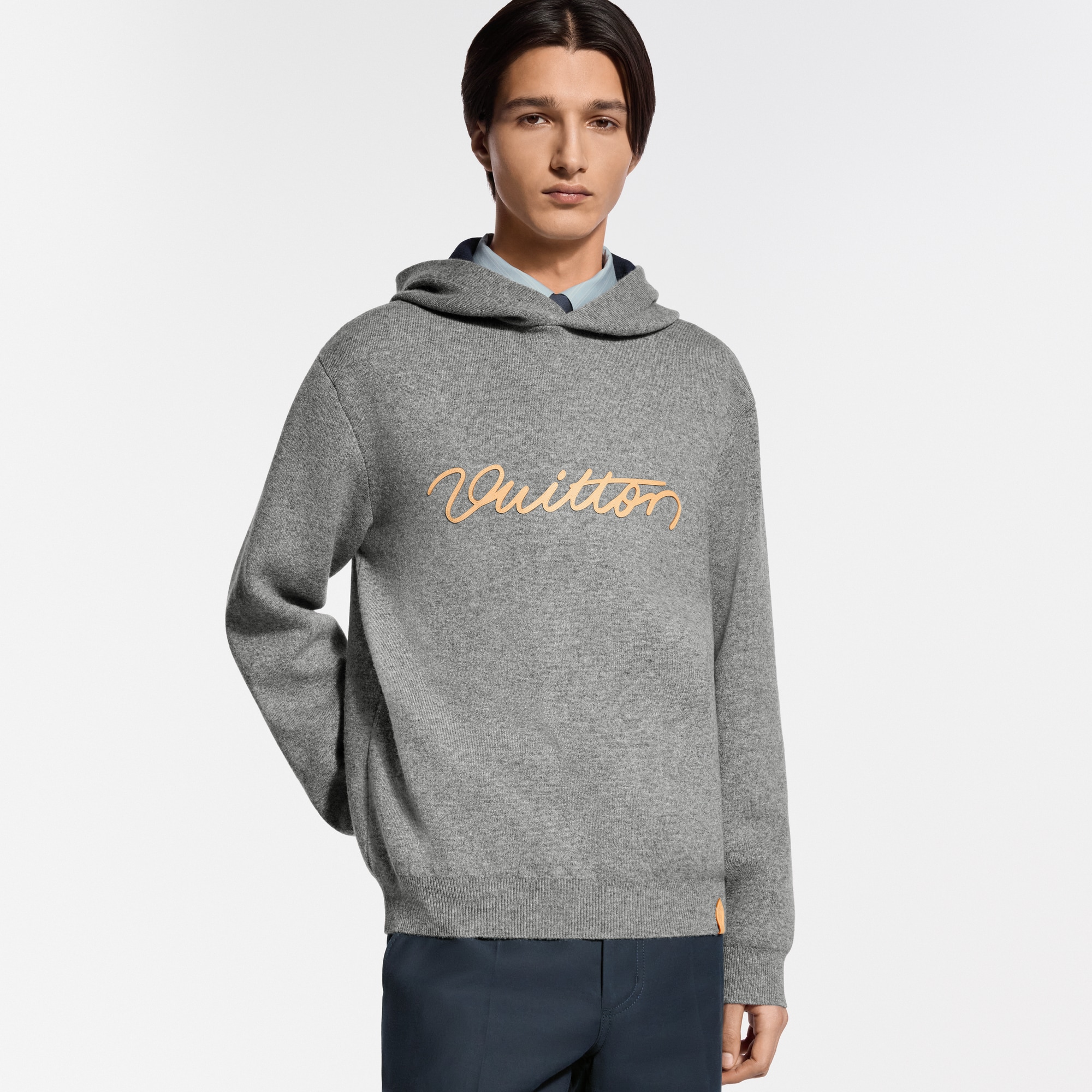 シグネチャー ダブルフェイス カシミヤ フーディ ｜ルイ・ヴィトン 