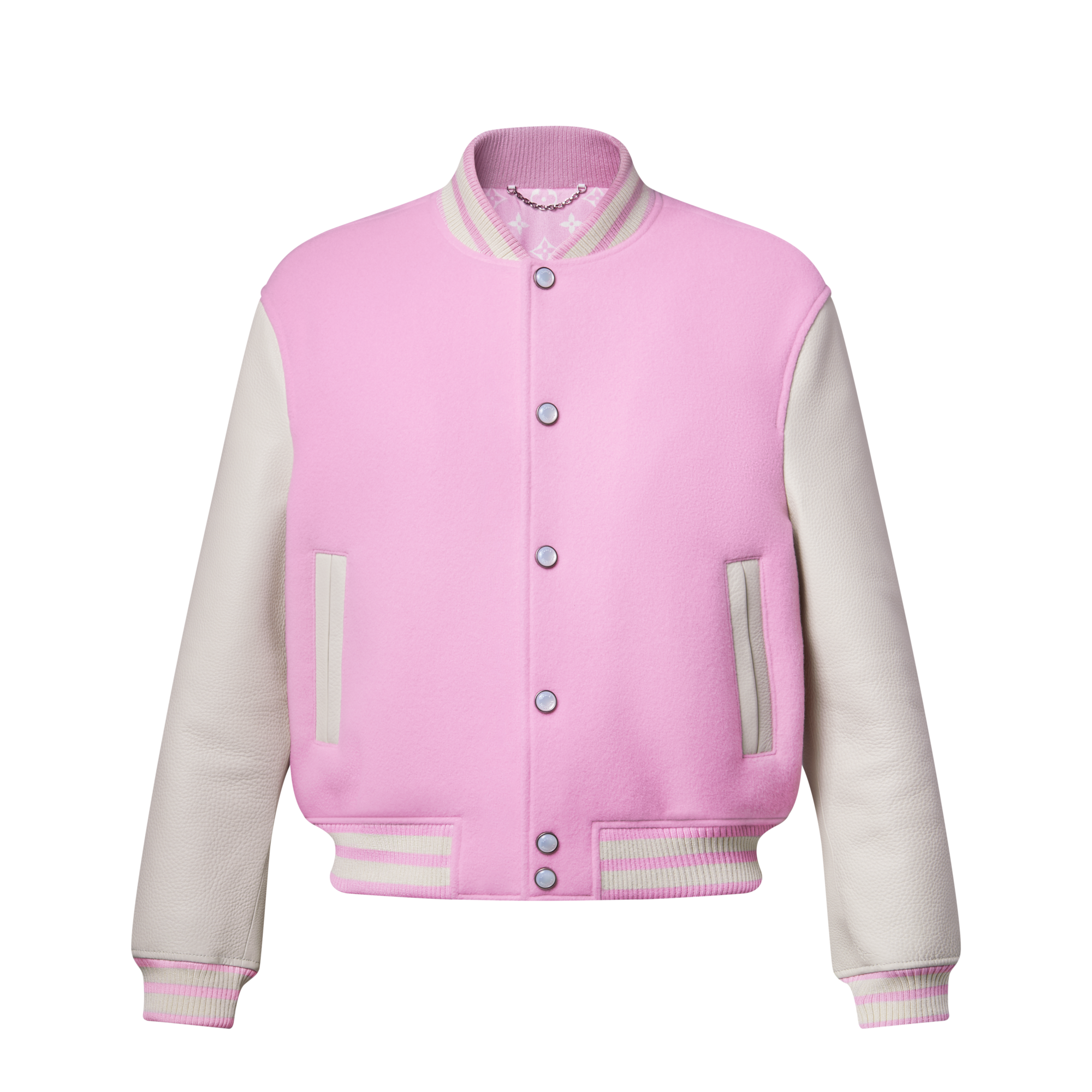 シグネチャー レザー バーシティジャケット  メンズ プレタポルテ(洋服) (製品ズーム)