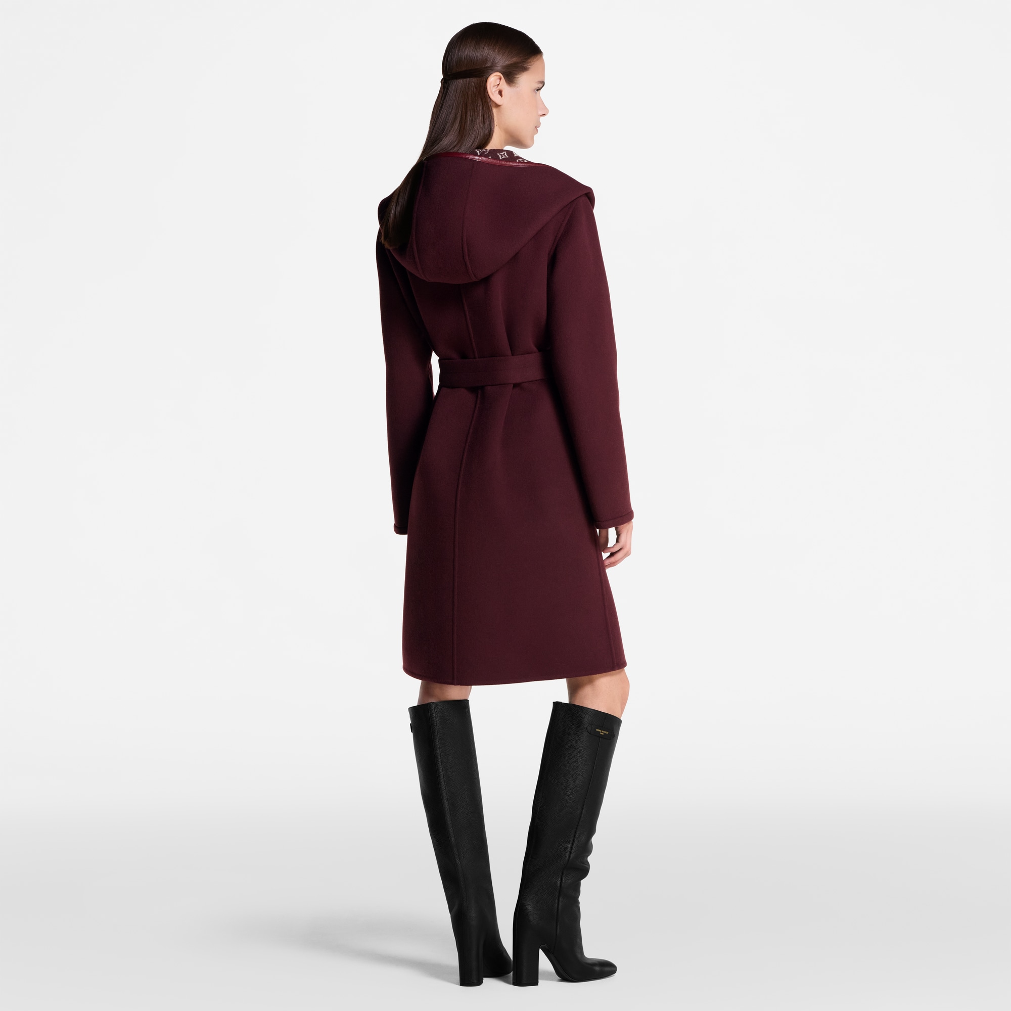 シグネチャー ロングフーデッド ラップコート  ウィメンズ プレタポルテ(洋服) (製品ズーム)