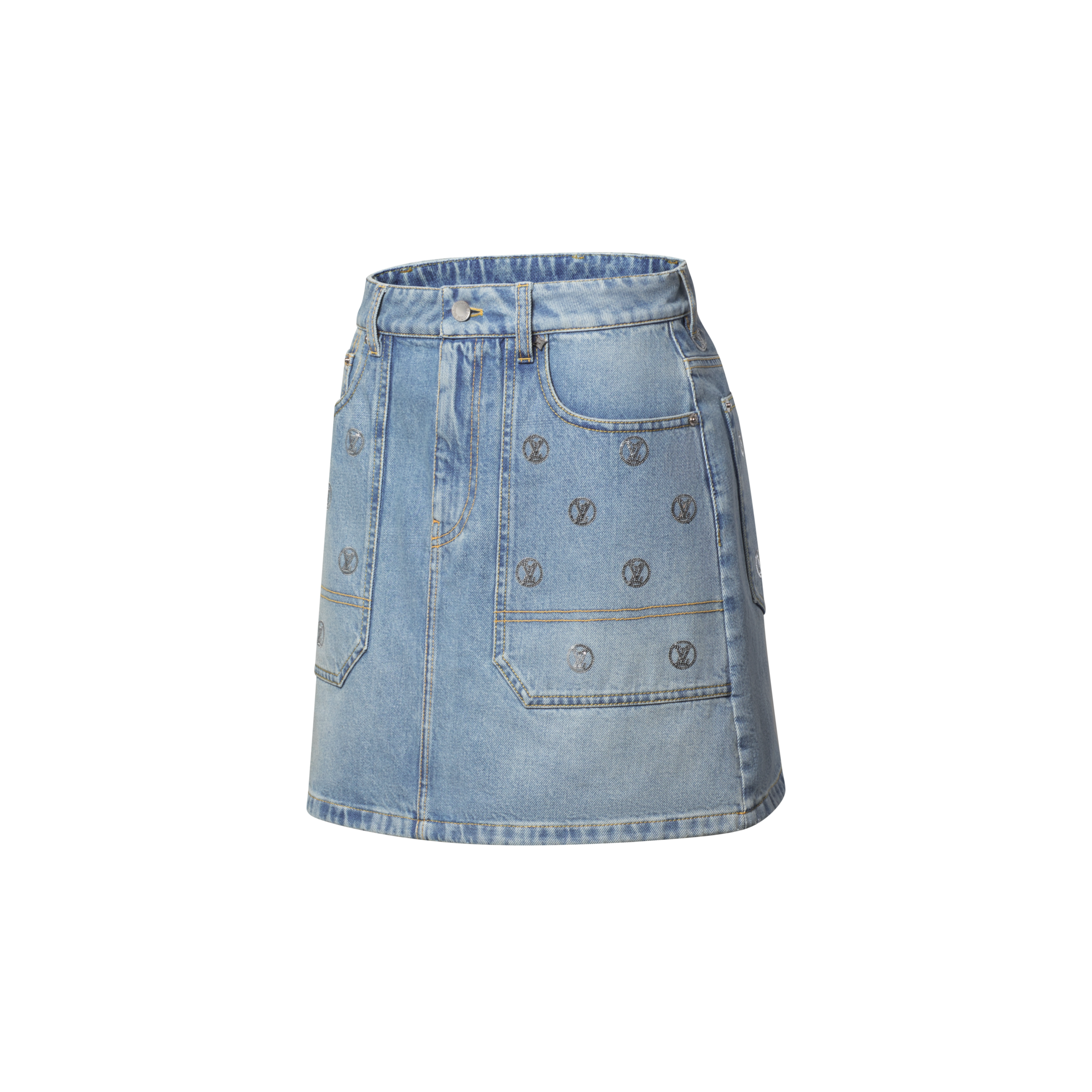 シグネチャーシークイン デニムミニスカート  ウィメンズ ウェア(洋服) (製品ズーム)