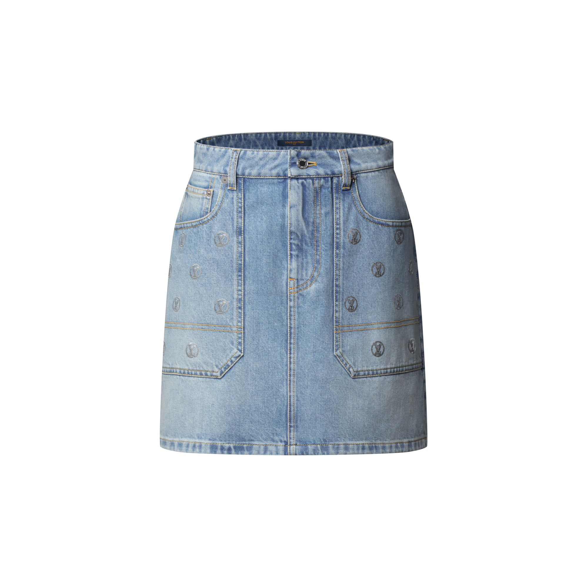 シグネチャーシークイン デニムミニスカート  ウィメンズ ウェア(洋服) (製品ズーム)
