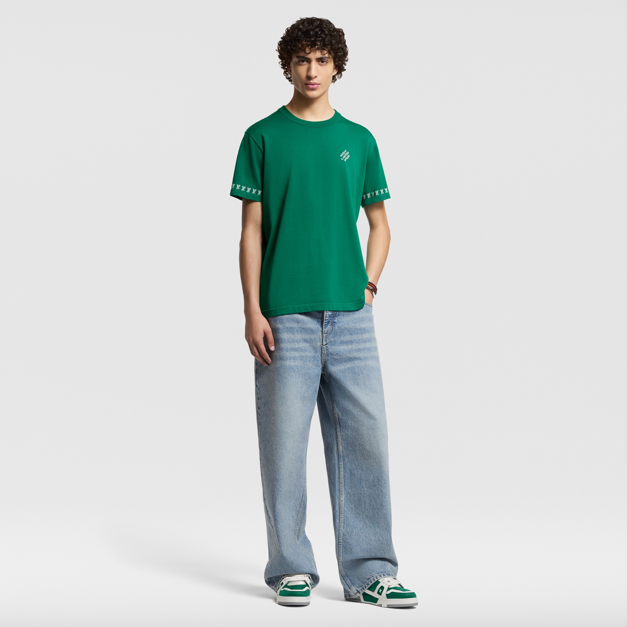 シグネチャーショートスリーブコットンクルーネック  メンズ プレタポルテ(洋服) (製品ズーム)