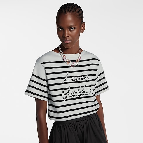 シグネチャー ストライプ ニットトップ ウィメンズ ウェア(洋服) (製品ズーム)