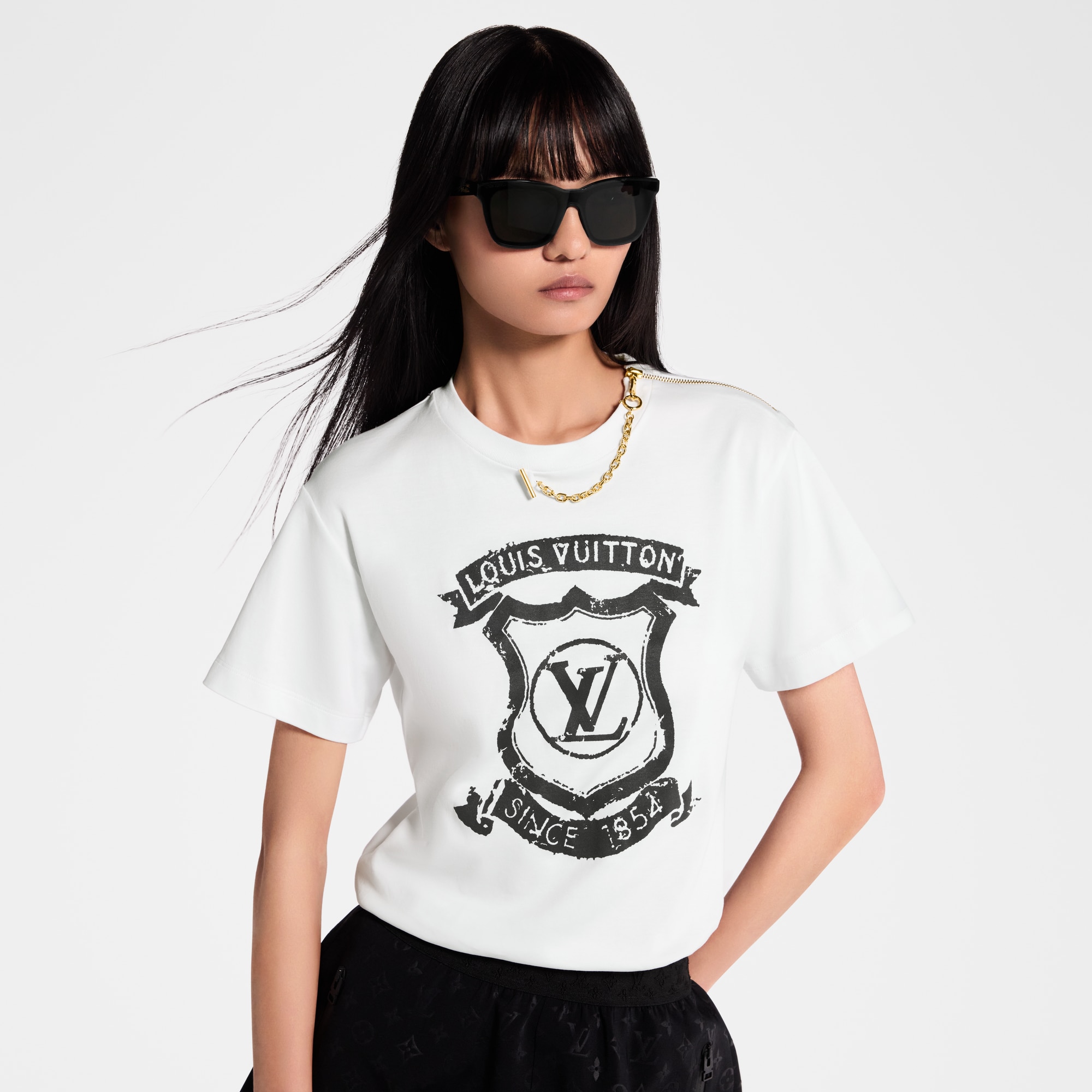 シグネチャー ジッパーディテール Tシャツ  ウィメンズ ウェア(洋服) (製品ズーム)