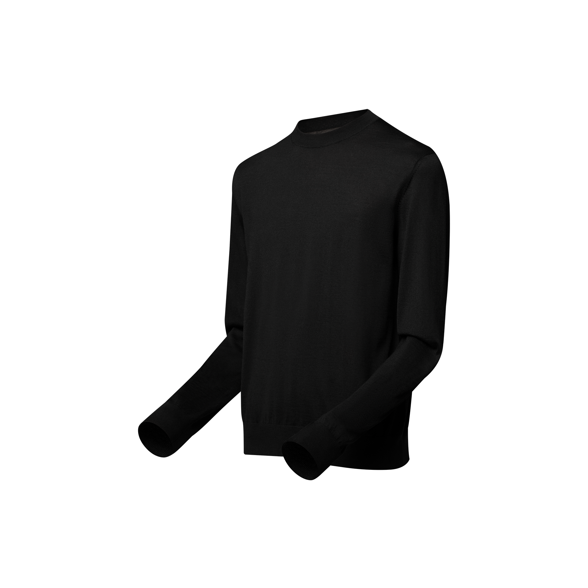 シルク カシミヤアンドウールブレンド クルーネック  メンズ ウェア(洋服) (製品ズーム)
