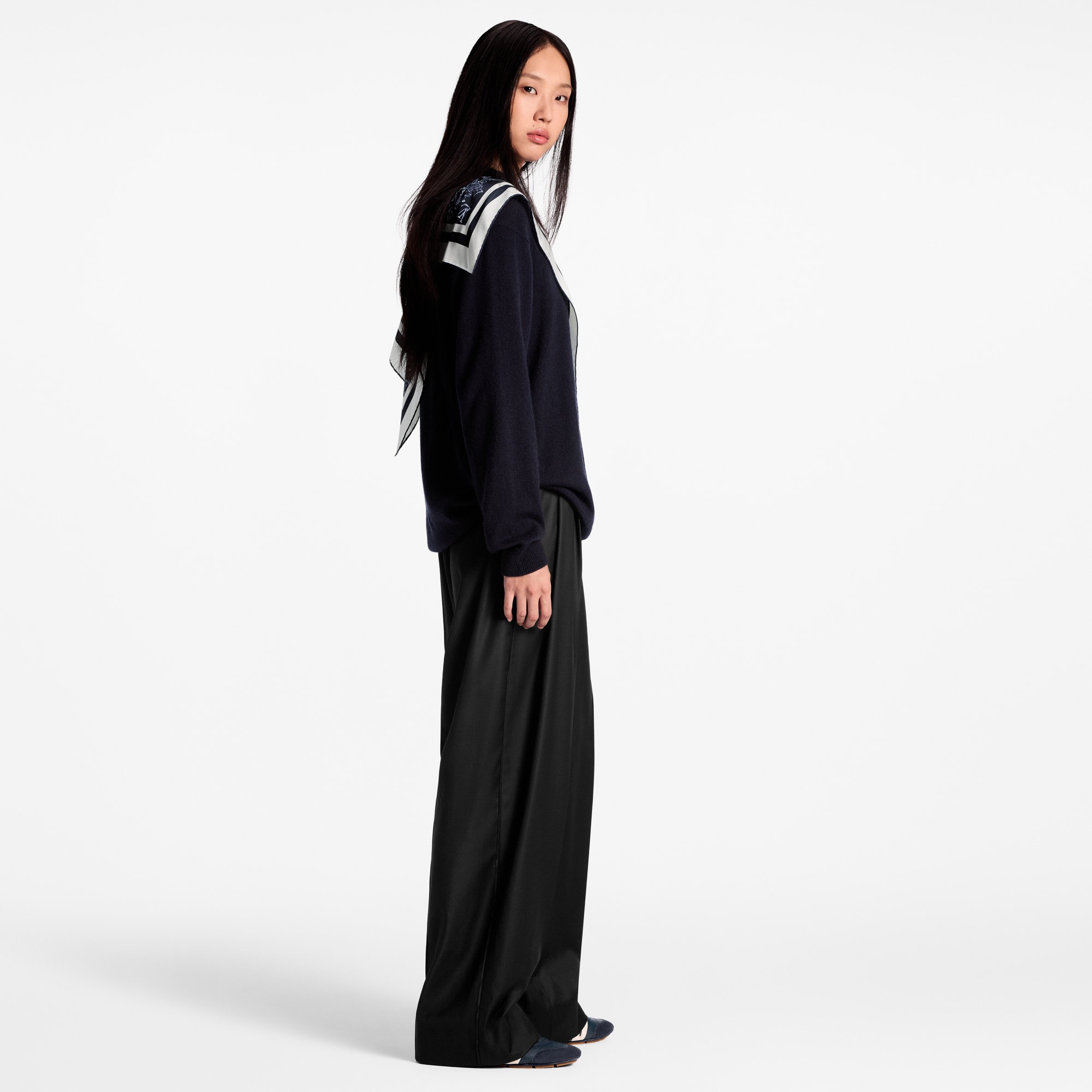 シルクインサート カシミヤプルオーバー  ウィメンズ ウェア(洋服) (製品ズーム)