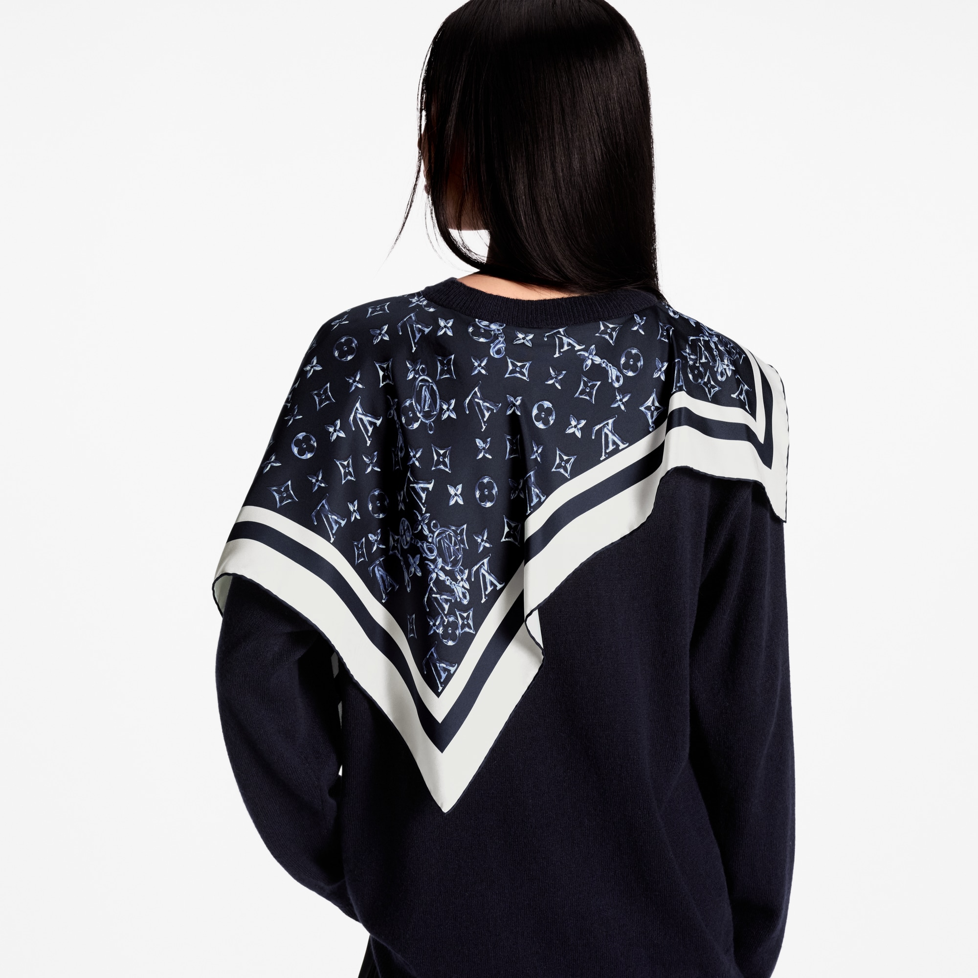 シルクインサート カシミヤプルオーバー  ウィメンズ ウェア(洋服) (製品ズーム)