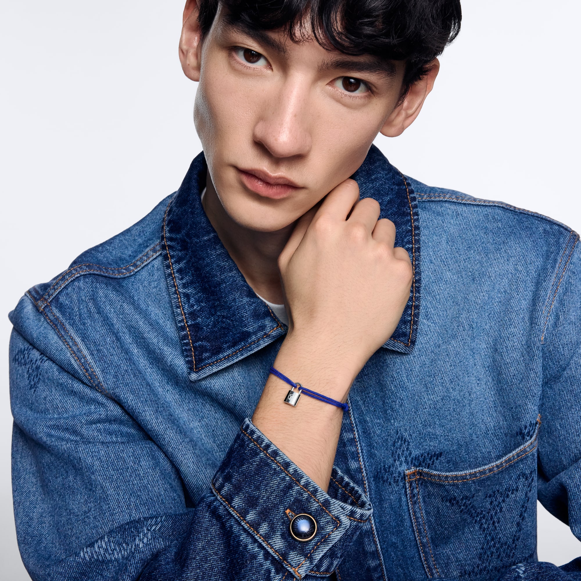 ブレスレット シルバー・ロックイット (スターリングシルバー×ブルー 