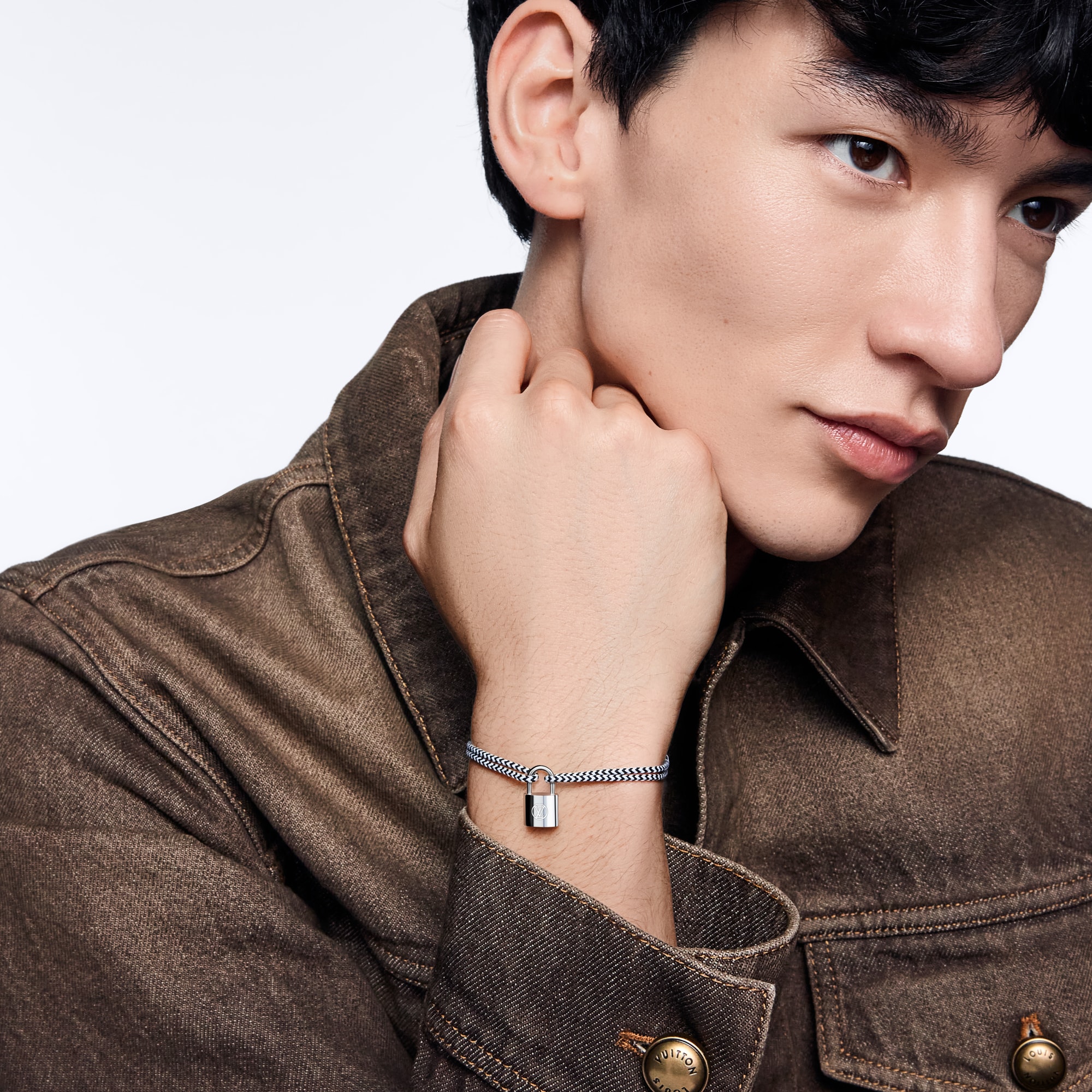 ブレスレット シルバー・ロックイット (スターリングシルバー×ブラック 