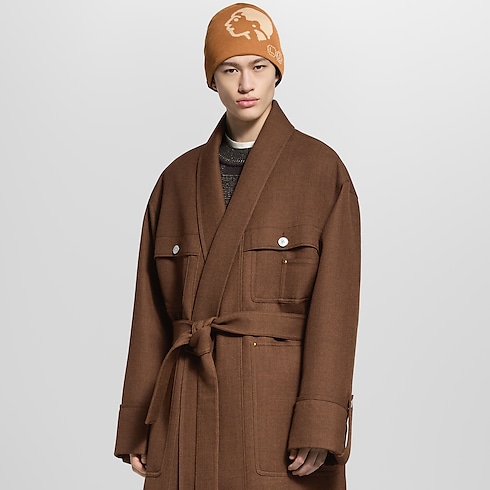 シングルブレスト キモノ ワークウェアコート メンズ ウェア(洋服) (製品ズーム)