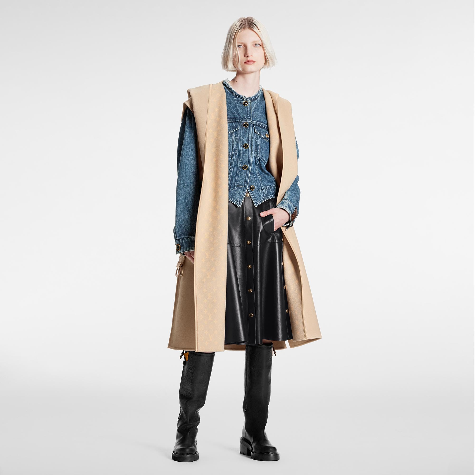 スリーブレスダブルフェイスラップコート ｜ルイ・ヴィトン 公式サイト  