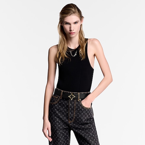 ベルト・スリムフラワー 35MM リバーシブル モノグラム ウィメンズ アクセサリー (製品ズーム)