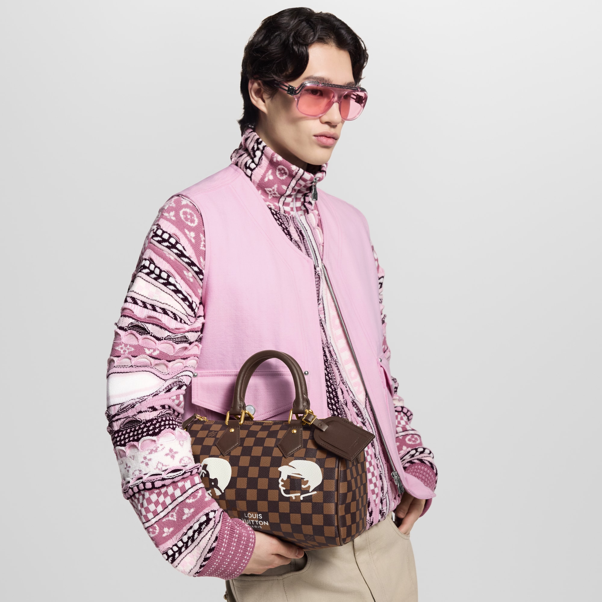 スピーディ･バンドリエール 25 ダミエ・エベヌ バッグ･財布･小物 メンズ･バッグ (製品ズーム)