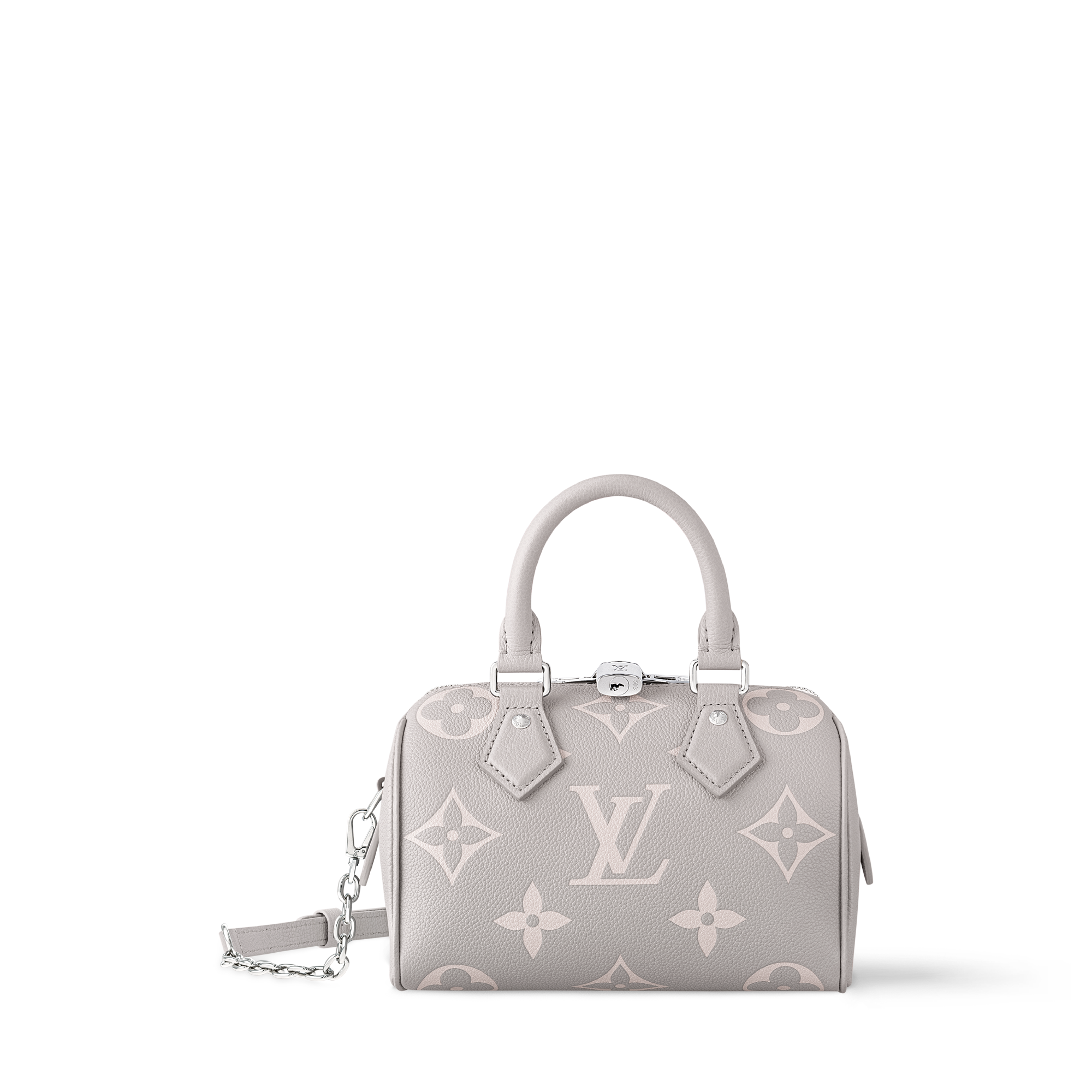 スピーディ・バンドリエール 20 バイカラー モノグラム・アンプラント  